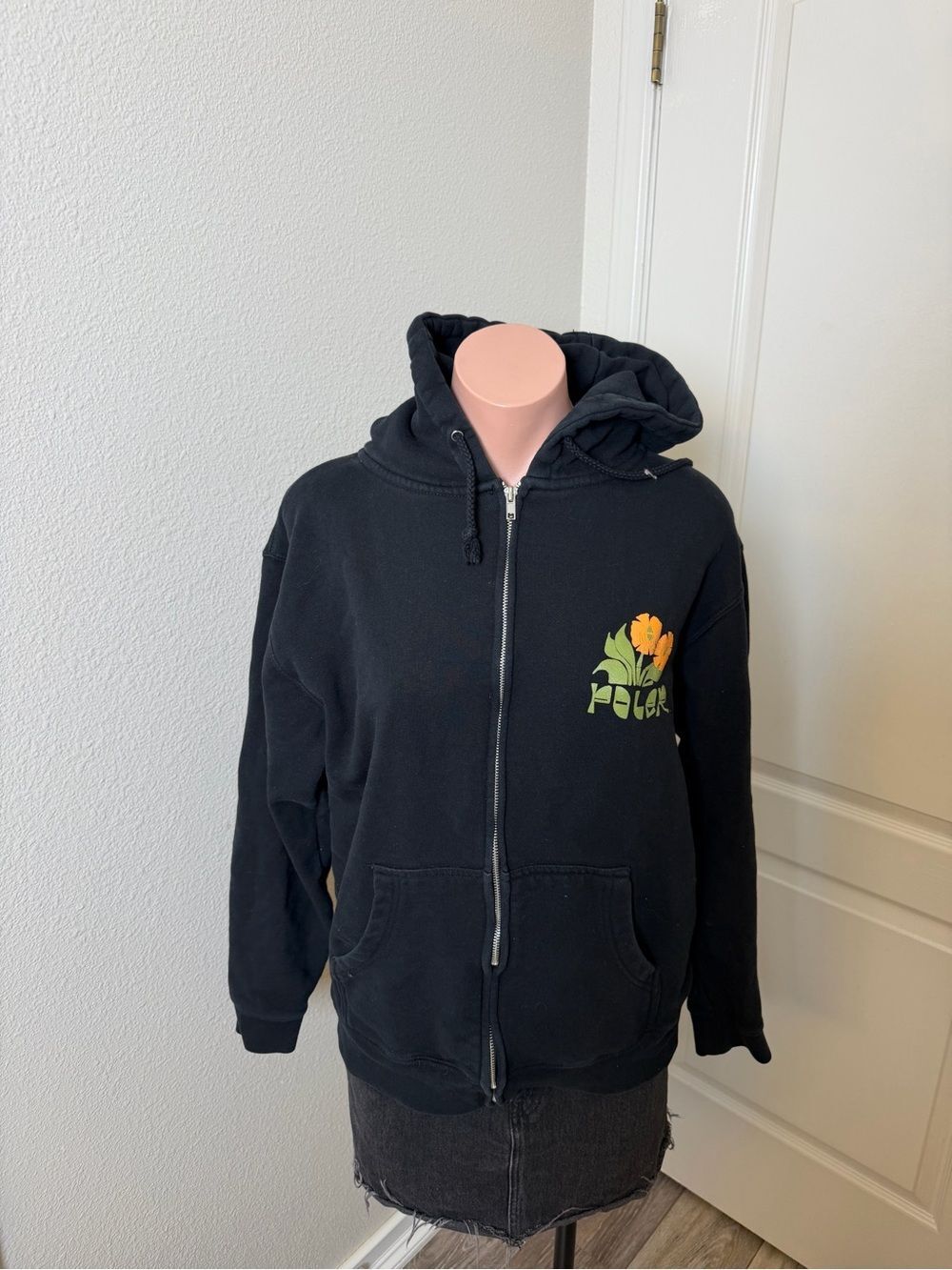 Poler Sprouts zip hoodie jacket Sz S